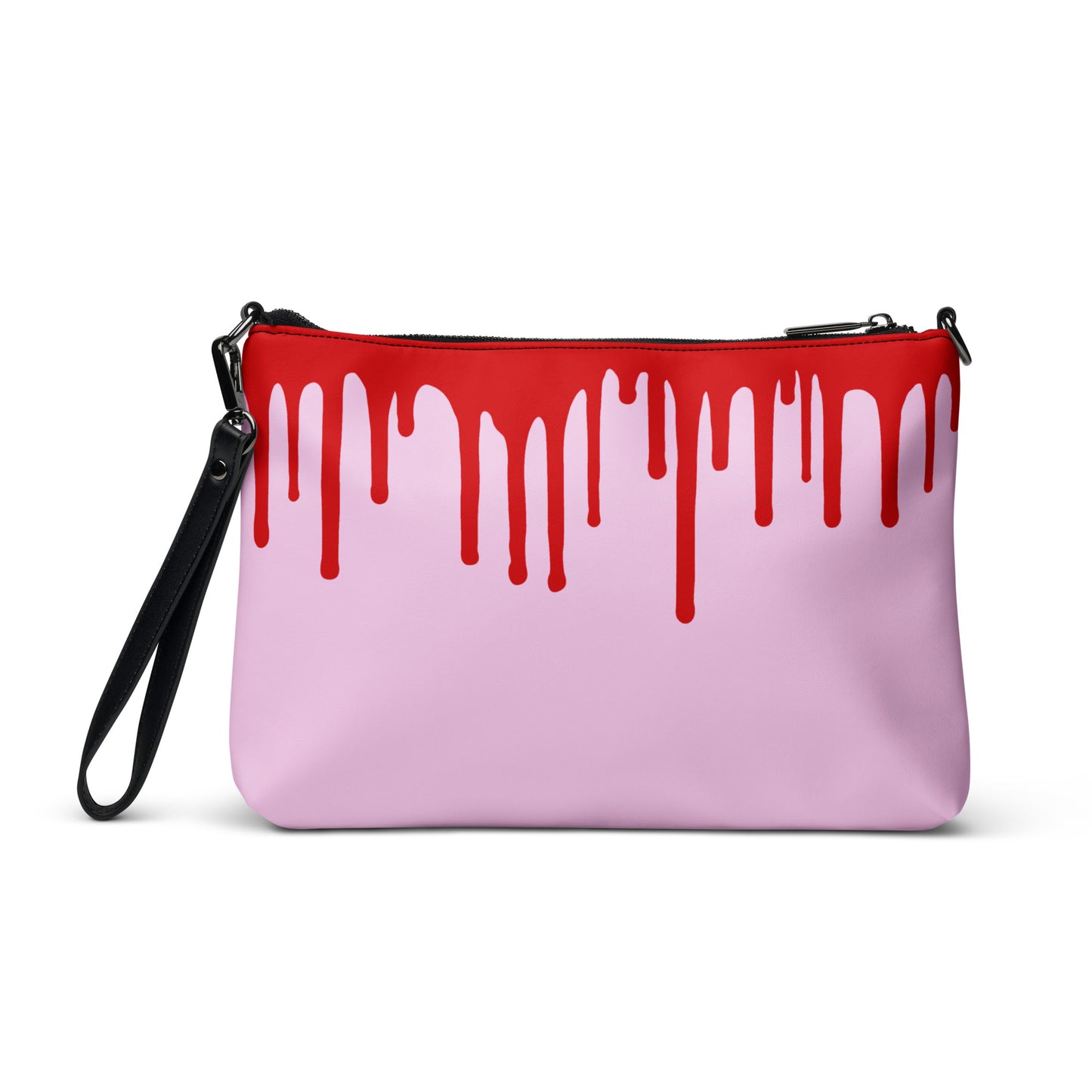 Red on Pink Crossbody bag