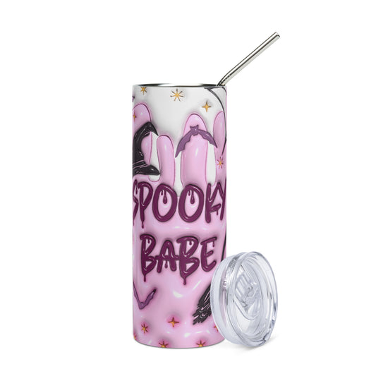 Spooky Babe Stainless Steel Tumbler