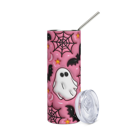 Pink Ghost Stainless steel tumbler