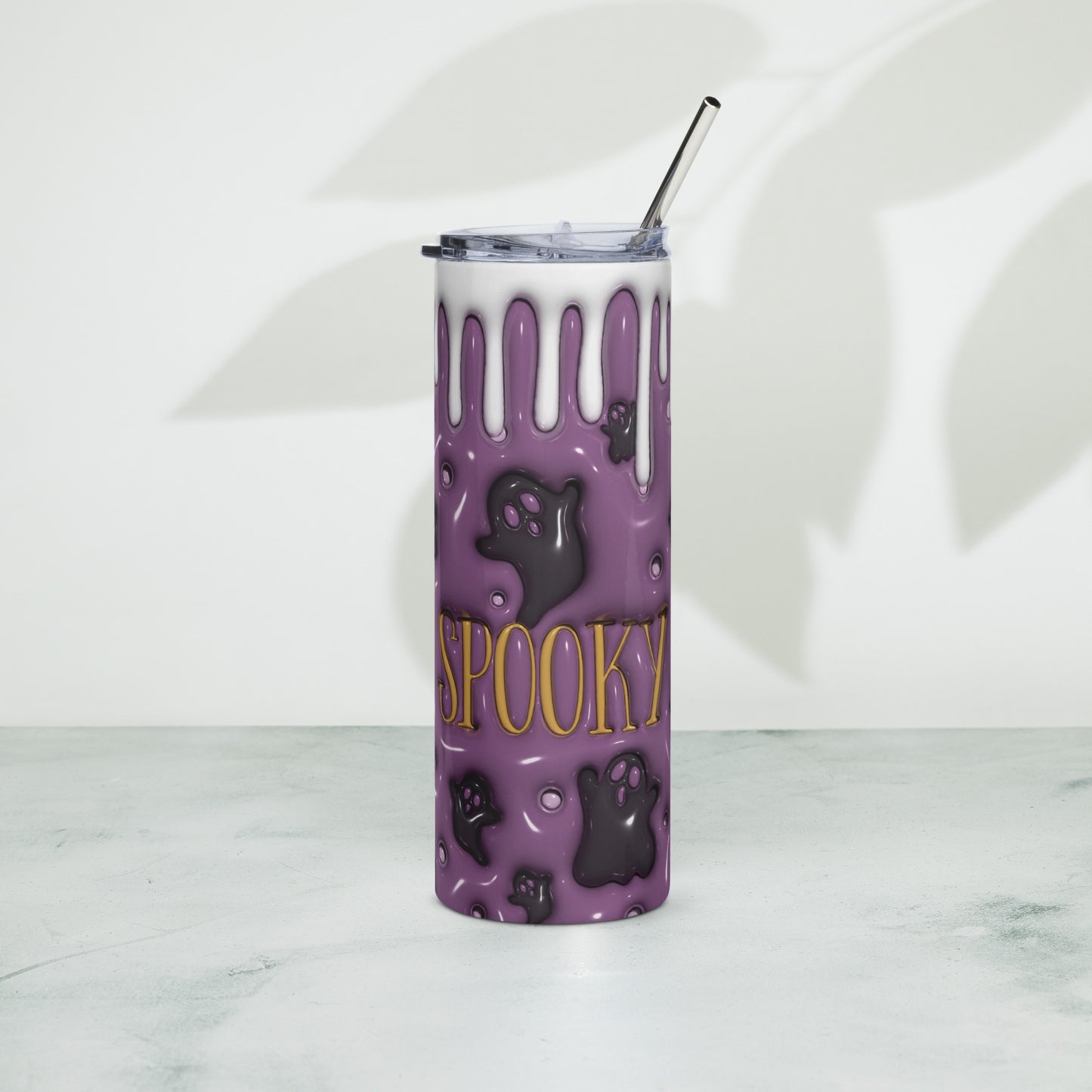 Purple Spooky tumbler